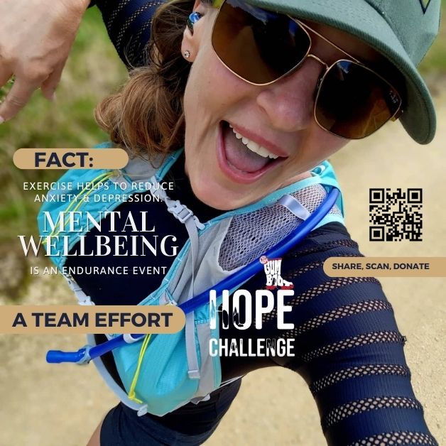 Margit Barreras, the founder of Miss Media Pro, is an ultra-marathon master and is training to compete in the TUM50 in New Zealand to raise awareness and funds for I Am Hope. I Am Hope is a charity organization that provides support to those affected by mental health issues.